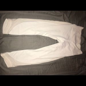 white Lulu lemon leggings size 4
